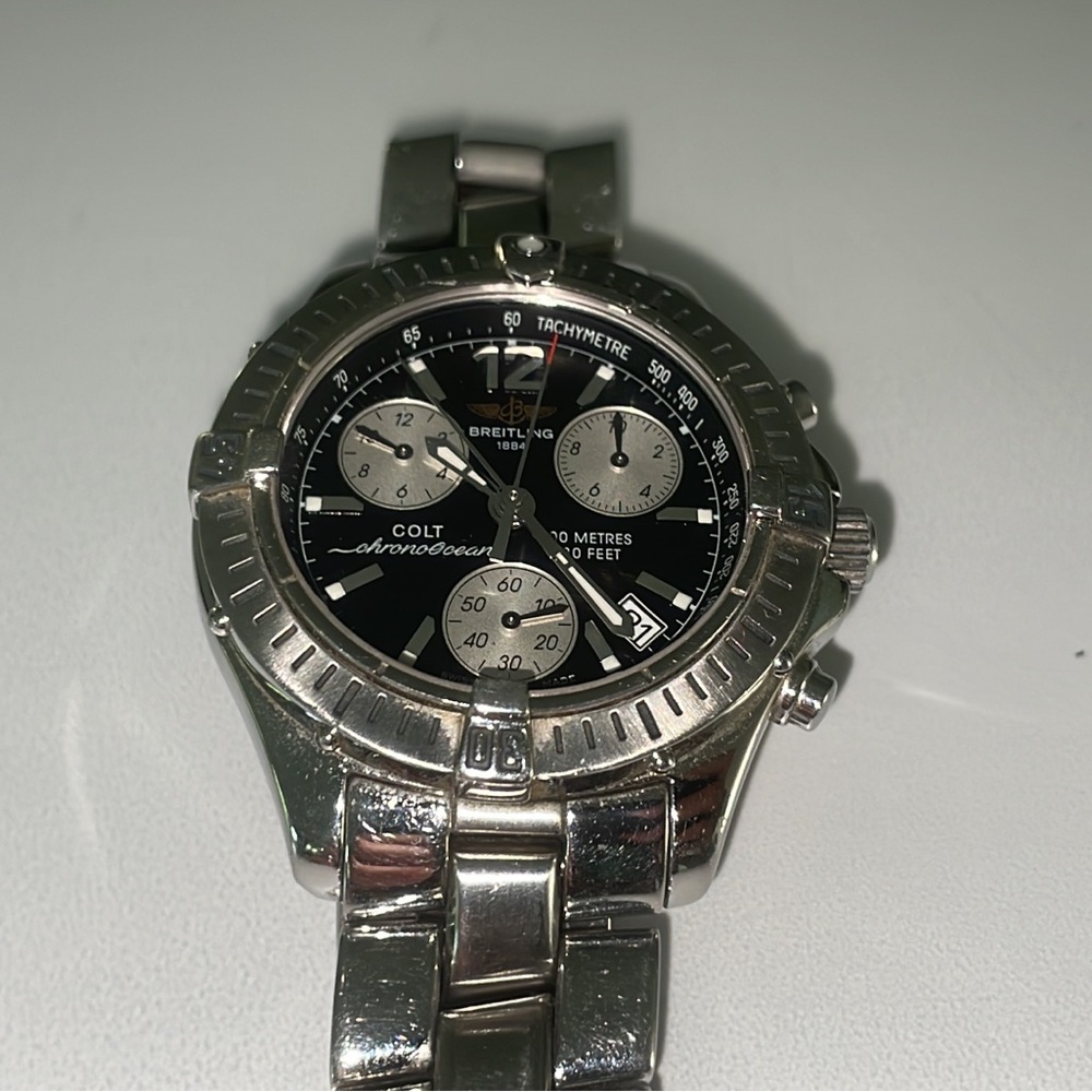 Beautiful authentic Breitling Colt Chrono Ocean Men’s/Unisex watch model A53350